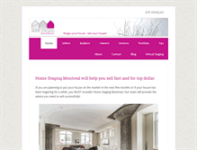 Tablet Screenshot of home-staging-montreal.com